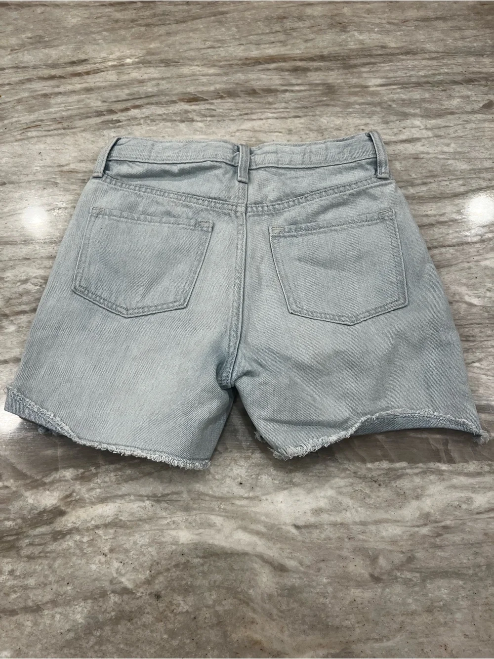 Old Navy Girls High Rise Slouchy Straight Jeans | Size 12 | Light Wash